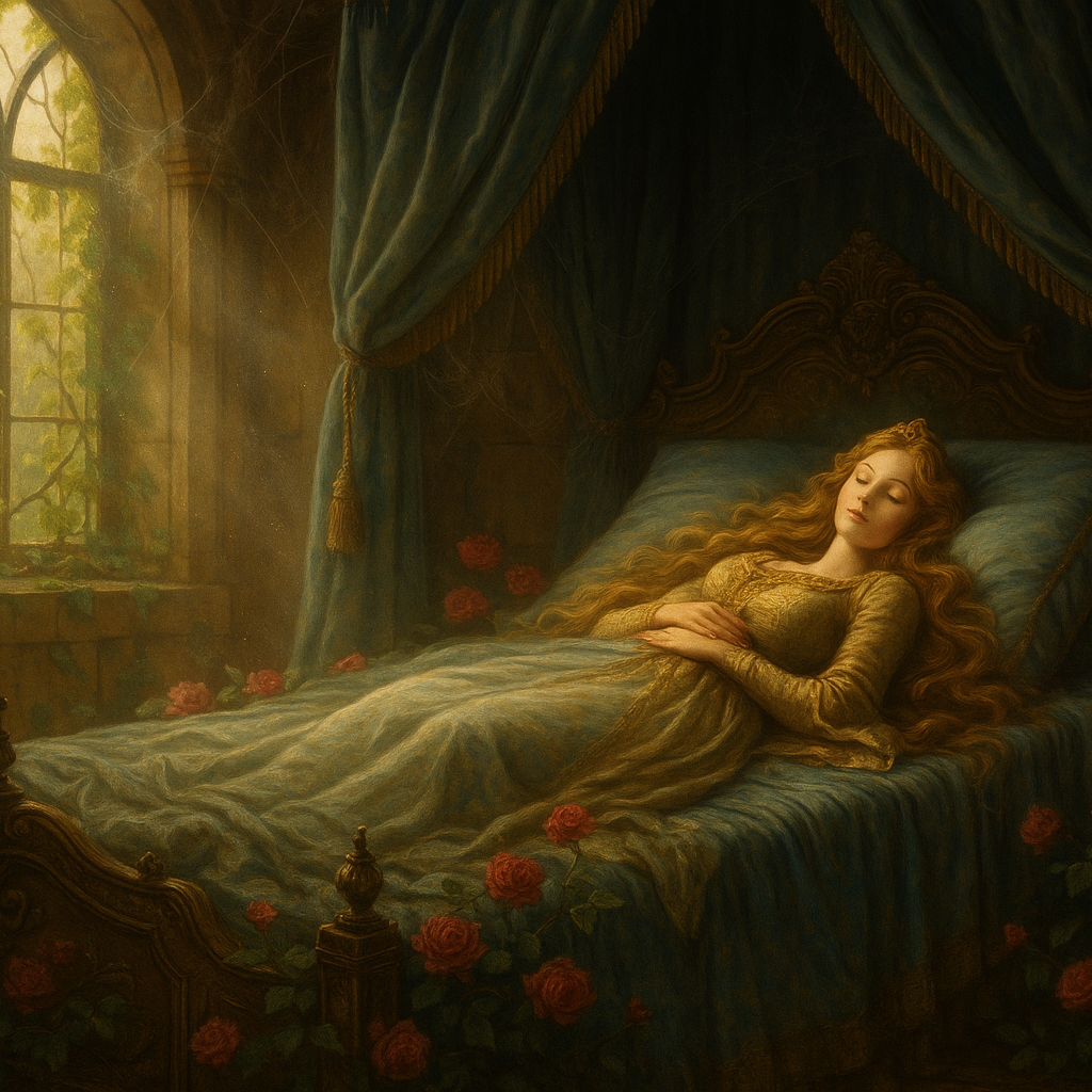 A Beautiful Princess falls asleep for 100 years