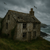 A run down cottage on the coast of England - pic should be 1000px square