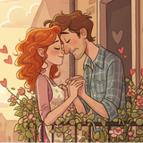 next door neighbours don't get on but then fall in love