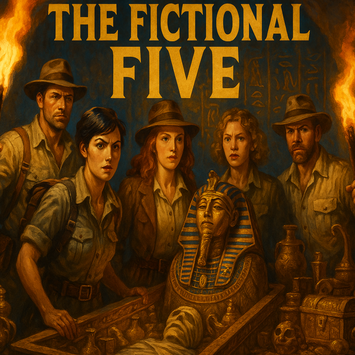 The Fictional Five And The Mummy's Curse, three are women