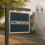 The ghost can be less scary