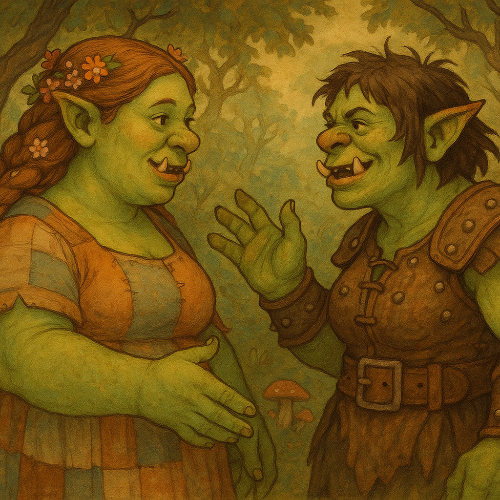Two female ogres meet